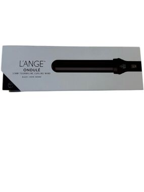 L'ange Ondule Hair Curling Wand 32mm Tourmaline Black Ceramic Beauty